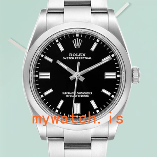 Rolex Oyster Perpetual 41mm m124300-0002 Unisex Black Dial Oyster Bracelet: A Timeless Masterpiece