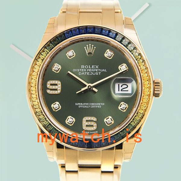 Rolex Pearlmaster 31mm Ladies 86348SABLV-42748 Green Dial: A Symbol of Elegance and Precision
