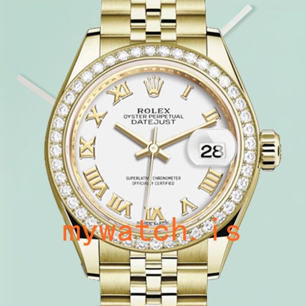 Rolex Datejust m279138rbr-0032 Ladies 28mm Automatic Gold-tone: A Timeless Elegance