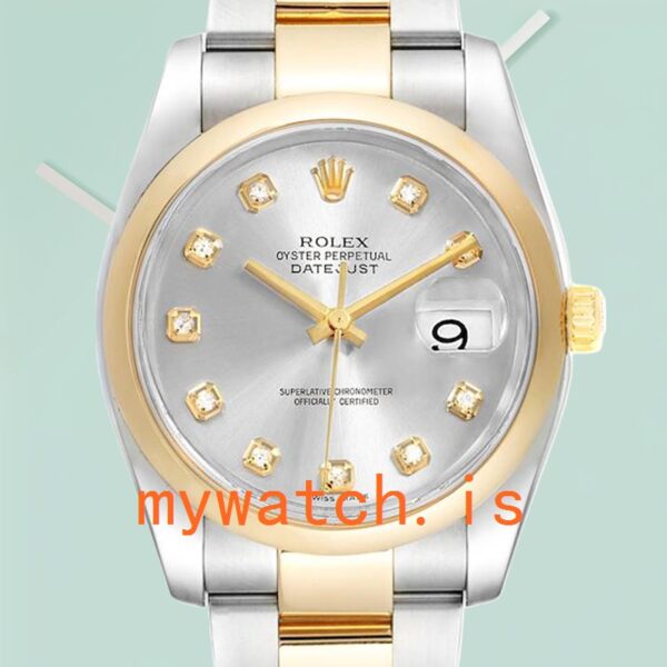 Rolex Datejust 36mm 116203SDO Mens Oyster Bracelet: Genuine vs. Replica
