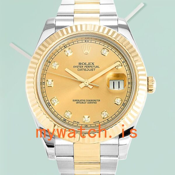 Rolex Datejust 36mm Mens 116333-72213G Bracelet: Genuine vs. Replica Analysis