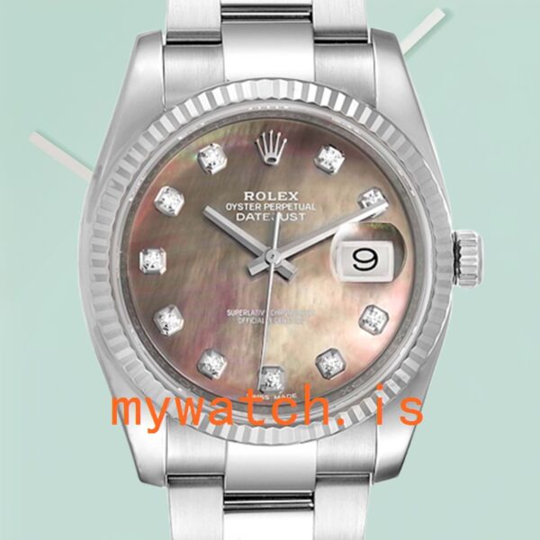 Rolex Datejust 36mm Mens 116234BKMDO Mother of Pearl Dial: A Timeless Masterpiece