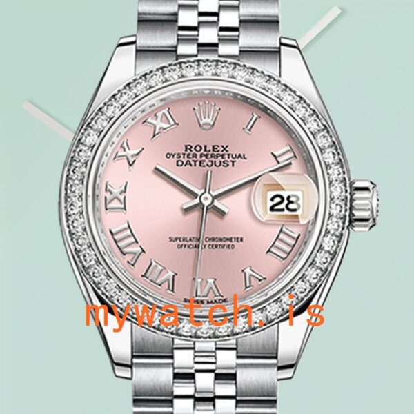 Rolex Datejust m279384rbr-0005 Ladies 28mm Pink Dial: A Timeless Elegance