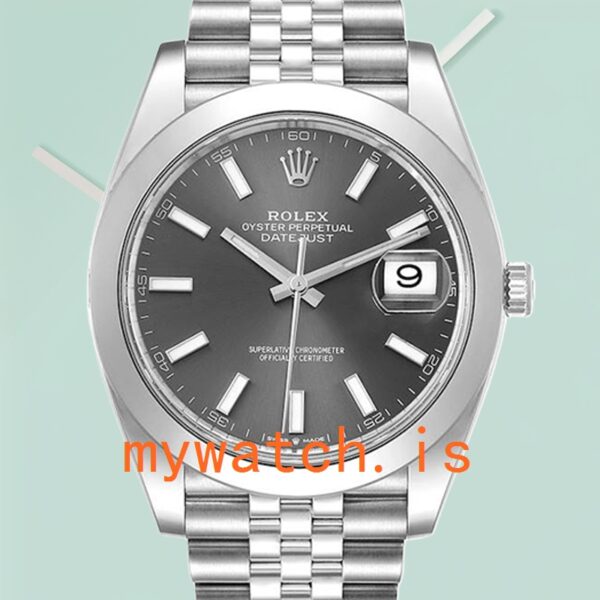 Rolex Datejust Men’s M126300-0008 41mm Silver-tone Jubilee Bracelet: Genuine vs. Replica