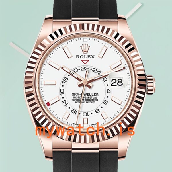 Rolex Sky-Dweller 42mm Mens m326235-0004 White Dial Stainless Steel: Genuine vs. Replica