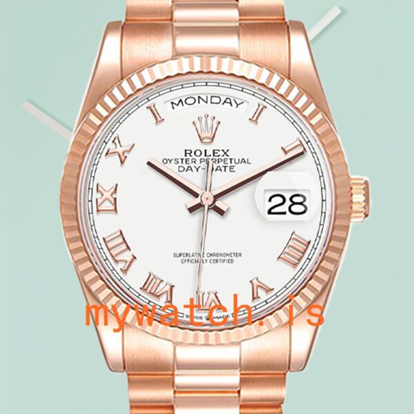 Rolex Day-Date Mens 36mm m128235-0052 Rose Gold-tone: A Symbol of Prestige and Elegance