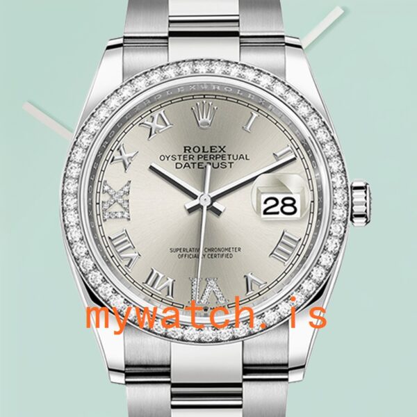 Rolex Datejust Ladies 36mm m126284rbr-0022 Silver Dial: A Timeless Elegance