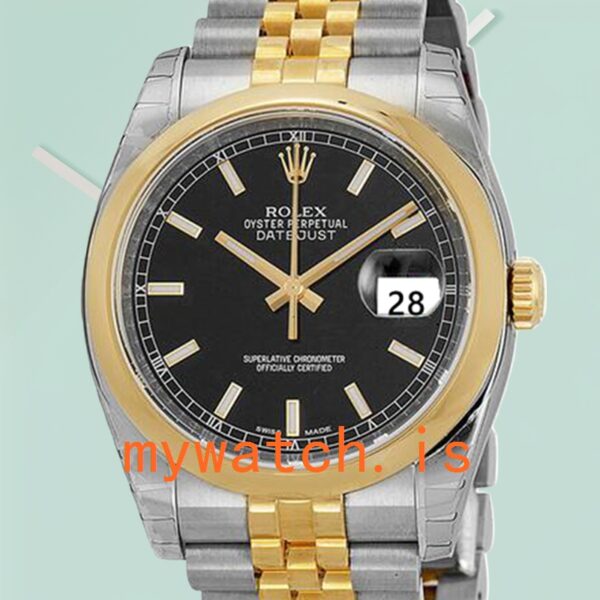 Rolex Datejust 36mm 116203BKSJ Mens Black Dial Jubilee Bracelet: Genuine vs. Replica