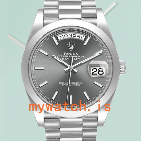 Rolex Day-Date 118208 Mens 36mm Gold-tone Stainless Steel: Genuine vs. Replica