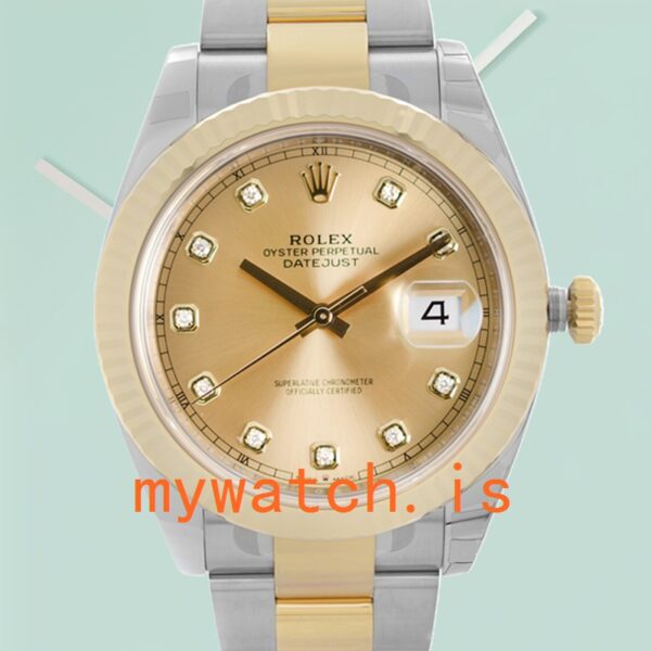 Rolex Datejust m126233-0018 36mm Mens Stainless Steel Champagne Dial: Genuine vs. Replica