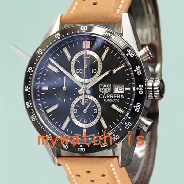 Tag Heuer Carrera Men CBM2110.FC6454-001 43mm Silver-tone: A Timeless Masterpiece