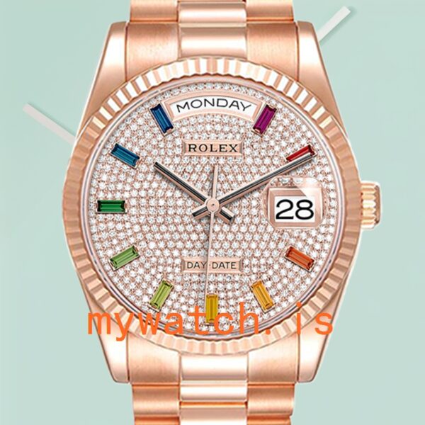 Rolex Day-Date Mens 36mm m128235-0039 Automatic Rose Gold-tone: A Timeless Masterpiece