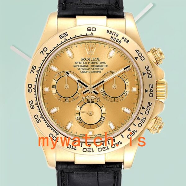 Rolex Daytona 40mm 116518 Mens Stainless Steel: Genuine vs. Replica