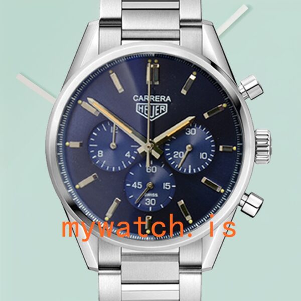 Tag Heuer Carrera Men CBK221B-002 43mm Blue Dial Quartz: Original vs Replica