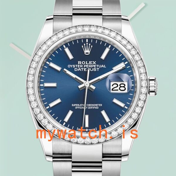 Rolex Datejust 36mm Ladies m126284rbr-0010 Silver-tone: Genuine vs. Replica