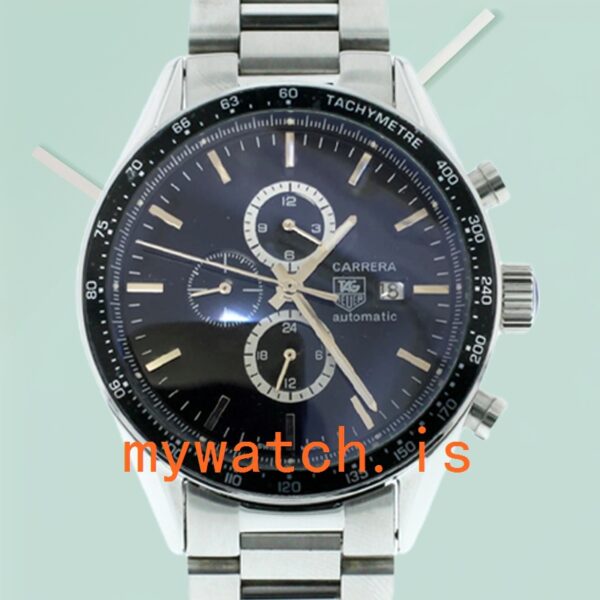 Tag Heuer Carrera 43mm CV2010.BA0794 Mens Black Dial Automatic: A Timeless Masterpiece