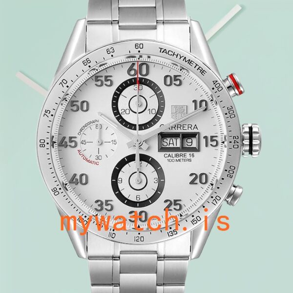 Tag Heuer Carrera Men CBM2110.FC6454-001 43mm Silver-tone: A Blend of Luxury and Precision