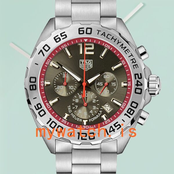 Tag Heuer Formula 1 Men CAZ101Y-001 43mm Bracelet Grey Dial: Genuine vs. Replica