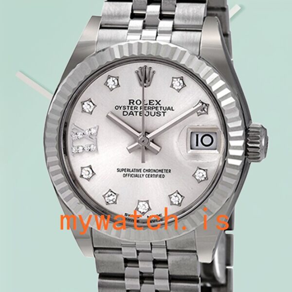 Rolex Datejust Ladies 28mm m279174-0021 Silver-tone Jubilee Bracelet: Genuine vs. Replica