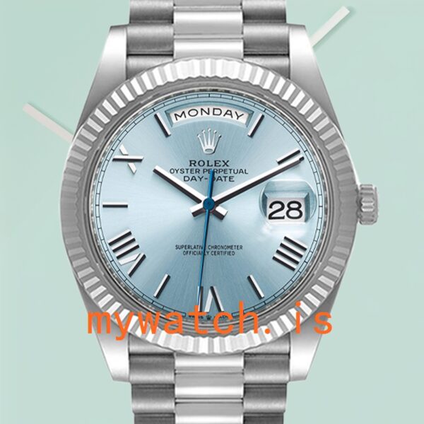 Rolex Day-Date Mens 40mm M228236-0012 President Bracelet Blue Dial: A Comprehensive Analysis