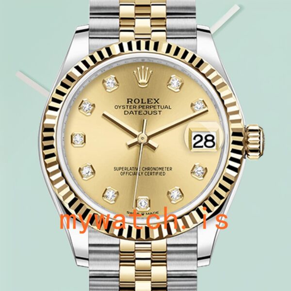 Rolex Datejust Ladies 31mm m278273-0026 Jubilee Bracelet Champagne Dial: Genuine vs. Replica