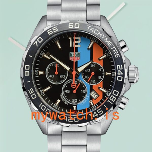 Tag Heuer Formula 1 Men 43mm Formula1BKSB-001 Black Dial Silver-tone: A Timeless Masterpiece