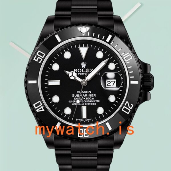 Rolex Submariner 40mm Mens 116610 Black Dial Black-tone: Genuine vs. Replica Analysis